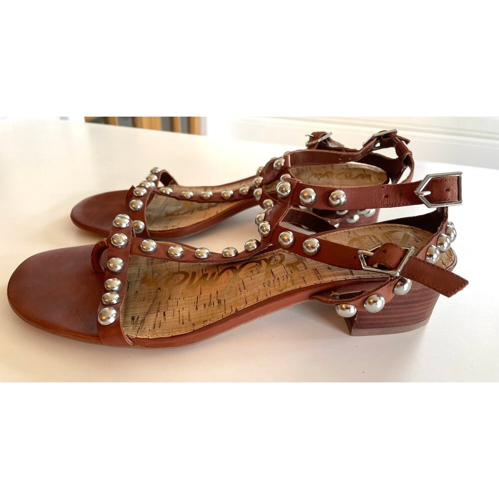 Sam Edelan Eagan Studded Gladiator Sandals Sz 8.5
